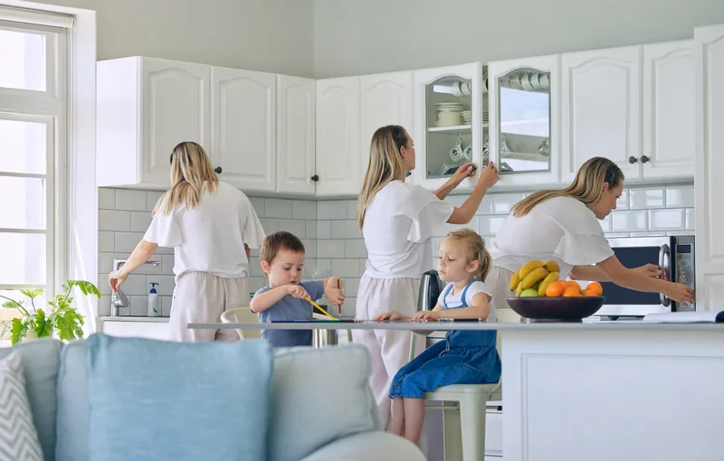 Busy family in Dublin, OH — Brightstone house cleaning service