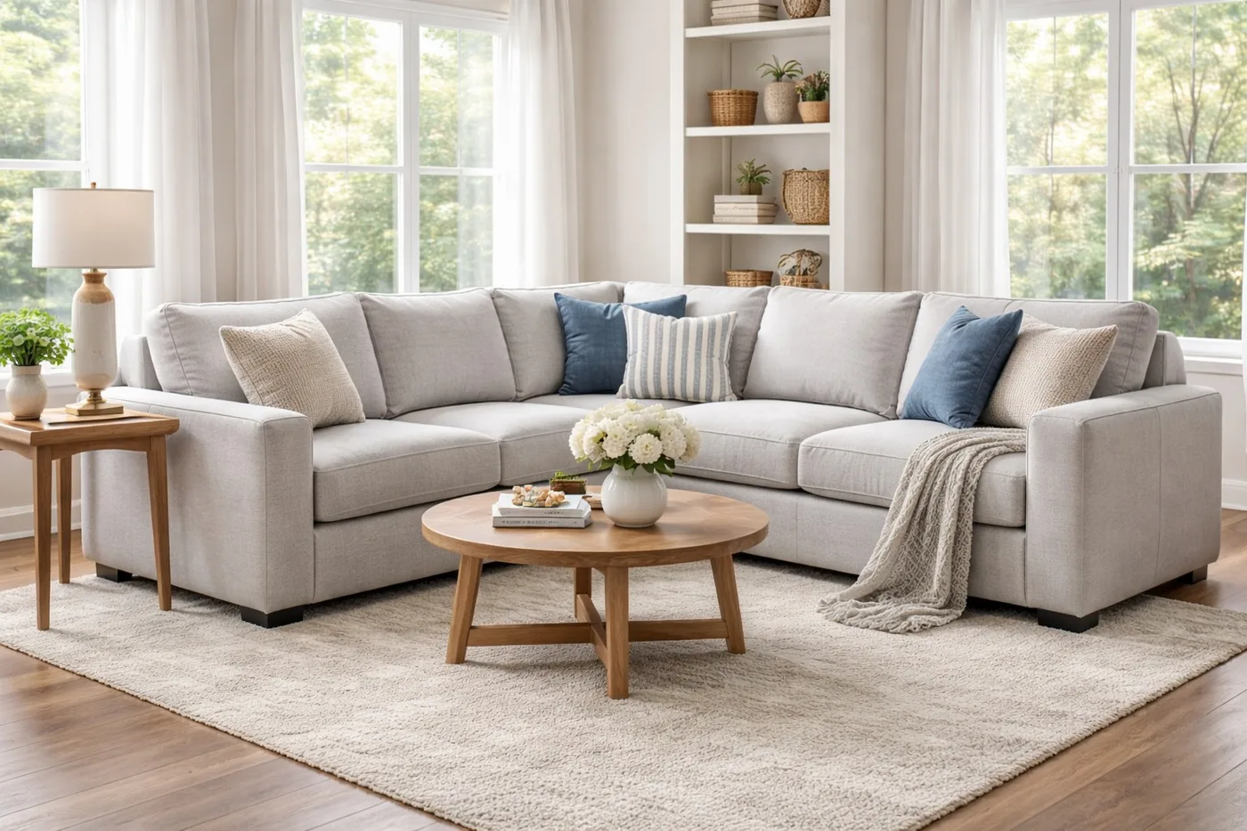 Clean living room in Upper Arlington, OH — Brightstone Cleaning